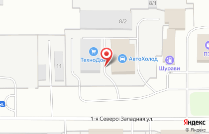 Торговая компания ТехноДОМ в Ленинском районе на карте
