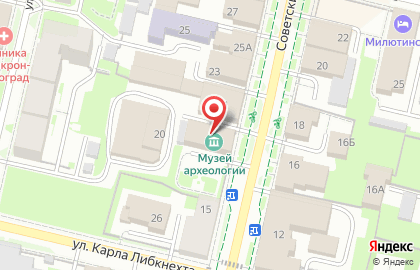 Музейный дворик Археодром на карте