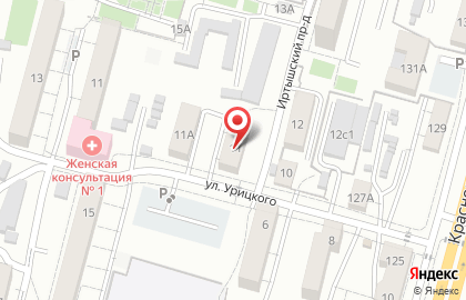Бочонок на улице Урицкого на карте