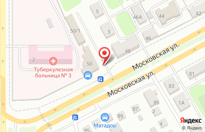 Салон мототехники Yamaha на Московской улице на карте
