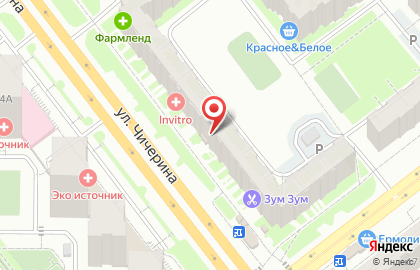 Совкомбанк на улице Чичерина, 29 на карте