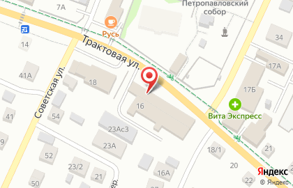 Ателье Светлана на Трактовой улице на карте