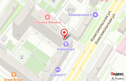 Фитнес-студия Jamm fit в Советском районе на карте