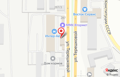 Торговая компания Центр Кровельных Металлов в Дзержинском районе на карте