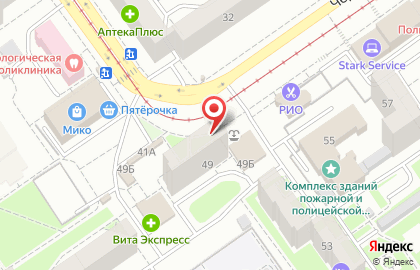 Николь на Чернореченской улице на карте