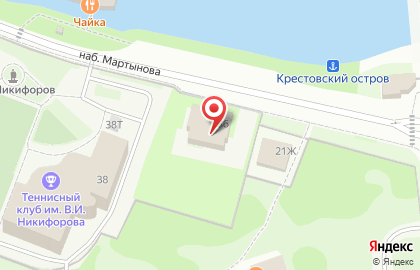 Парк-отель Гермес в Санкт-Петербурге на карте