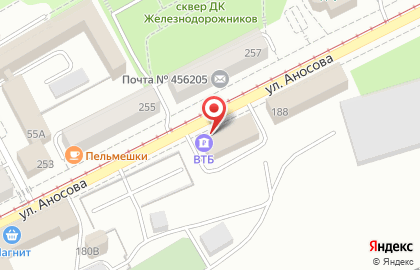 Златоустовская дистанция пути, ОАО РЖД на карте