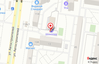 Гостиничный комплекс Шоколад на улице Автостроителей на карте