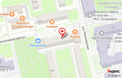Типография Альфа принт на Красногеройской улице на карте