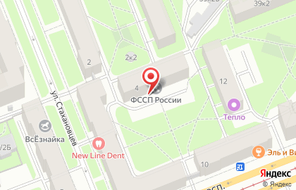 Полюстровское отделение судебных приставов Красногвардейского района г. Санкт-Петербурга на карте