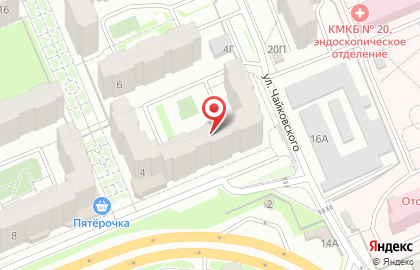 Химчистка-прачечная Енисей в Северном проезде на карте
