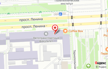 Южно-Уральский Государственный Университет (Национальный Исследовательский Университет) в Челябинске на карте