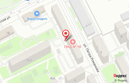 Арена-рем на улице Петра Романова на карте