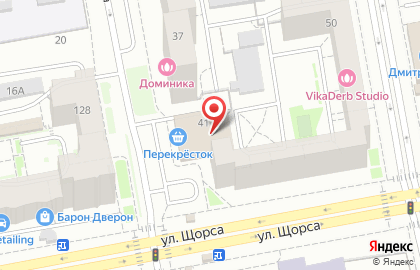 Перекресток в Ленинском районе на карте
