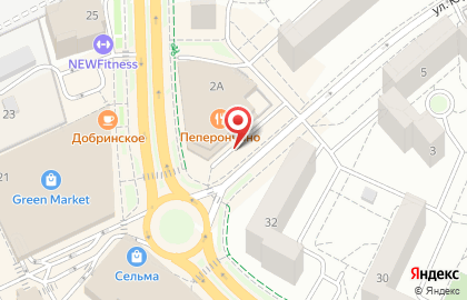 Кафе & пиццерия Пеперончино в Ленинградском районе на карте