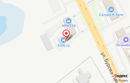 Магазин Ресанта Huter на улице Бурова-Петрова на карте