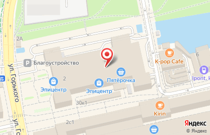 Бомба на улице Профессора Баранова на карте