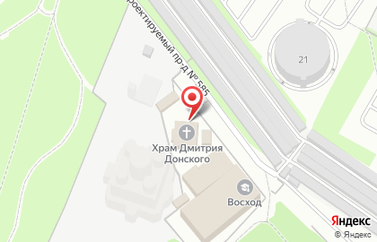 Храм в честь Святого Благоверного Великого князя Димитрия Донского район Северное Бутово на карте