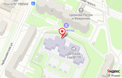 Русский стиль на Университетском проспекте на карте