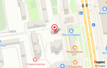 Офис продаж Ателика Сокол на проспекте Космонавтов на карте