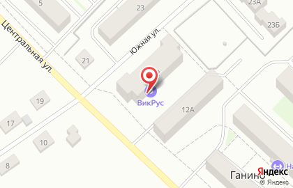 Производственная компания Викрус в Октябрьском районе на карте