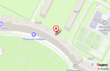 Мини-маркет на проспекте Непокорённых на карте
