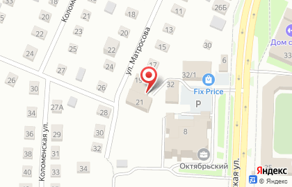 Автошкола Вираж на улице Матросова на карте