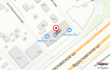 Автоцентр Авилон на Ярославском шоссе на карте