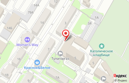 Магазин газового оборудования Домашний очаг в Центральном районе на карте