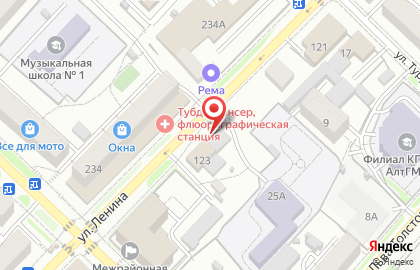 Закусочная на улице Владимира Ленина на карте