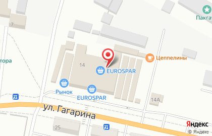 Салон Boxx на улице Гагарина на карте