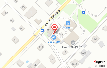 Автосервис Use-auto в Красносельском районе на карте