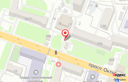 Мини пекарня на проспекте Октября на карте