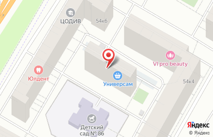 Универсам Вулкан на Красносельском шоссе на карте