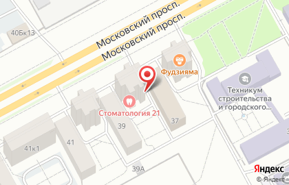 Агентство недвижимости Новосёл на Московском проспекте на карте