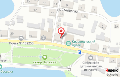 Себежская центральная районная библиотека им. И.А. Бунина на карте