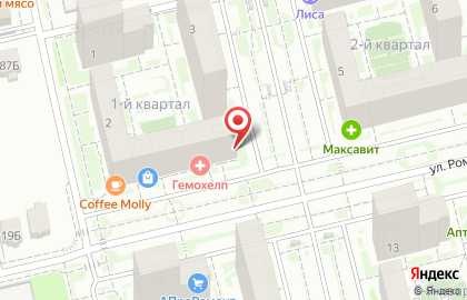 Парикмахерская Лиса на улице Романтиков на карте