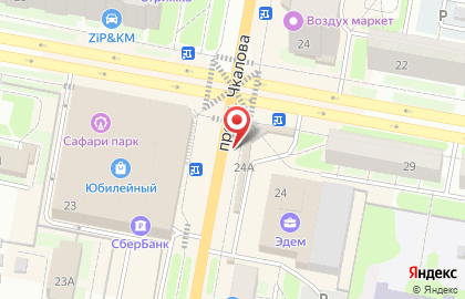 Пекарня Красная шапочка на проспекте Чкалова на карте