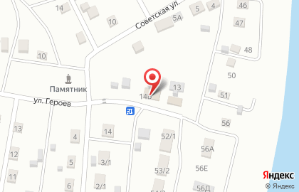 Продуктовый магазин в Астрахани на карте