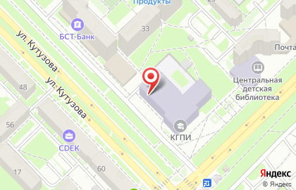 Банкомат КББ на улице Циолковского, 23 на карте