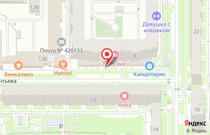 Продуктовый магазин Байлык на улице Академика Лаврентьева на карте