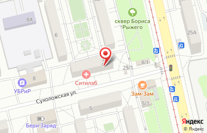 Салон-парикмахерская Имидж на Сухоложской улице на карте
