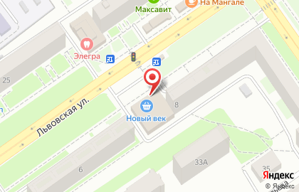 Банкомат ВТБ на Львовской улице на карте