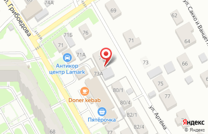 Танцевальная студия Позитив Дэнс в Мотовилихинском районе на карте