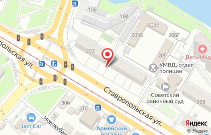 Краснодарская краевая коллегия адвокатов адвокатской палаты Краснодарского края Филиал №80 на карте