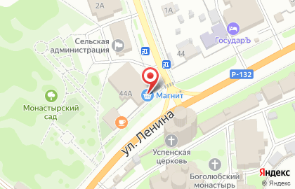 Супермаркет Магнит на улице Ленина на карте