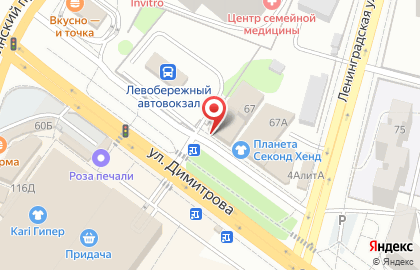 Магазин Мир посуды в Железнодорожном районе на карте