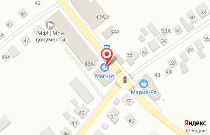 Супермаркет Магнит в Новосибирске на карте