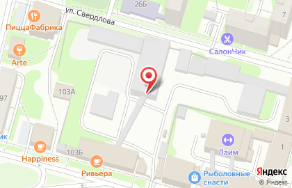 Мебельная фабрика в Вологде на карте