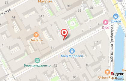 Спб. Городская Коллегия Адвокатов, Адвокатская Консультация Контракт на карте